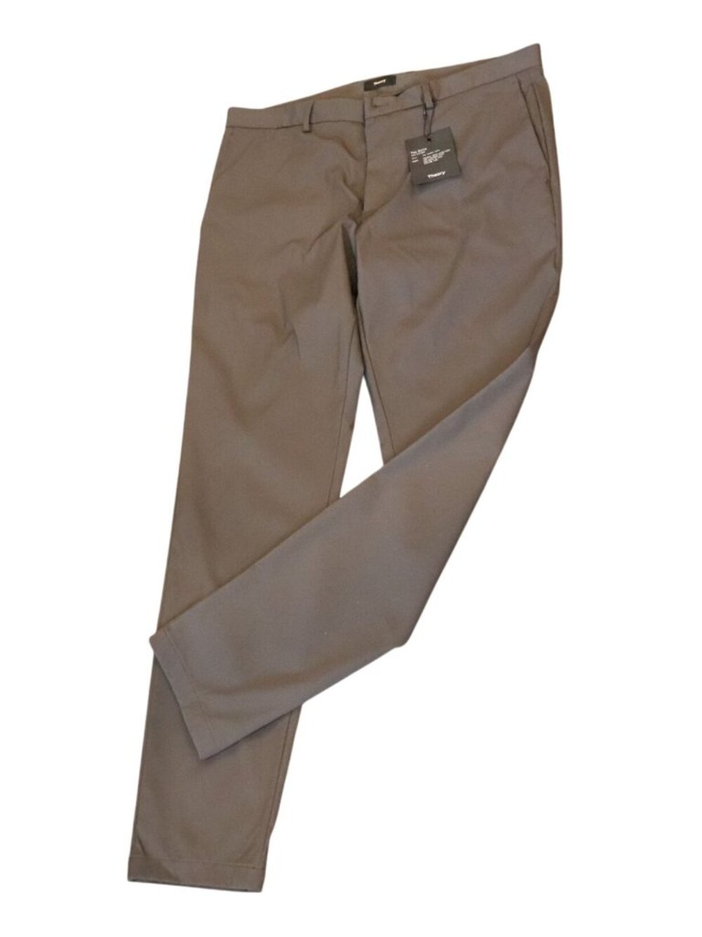 Theory Mens Zaine Gray Dress Pants, Size 36 NWT